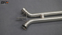 Knalpot Valvetronic Performa Tinggi untuk Porsche Panamera 971 971.1 3.0T Sistem Catback Desain Kontrol Jarak Jauh