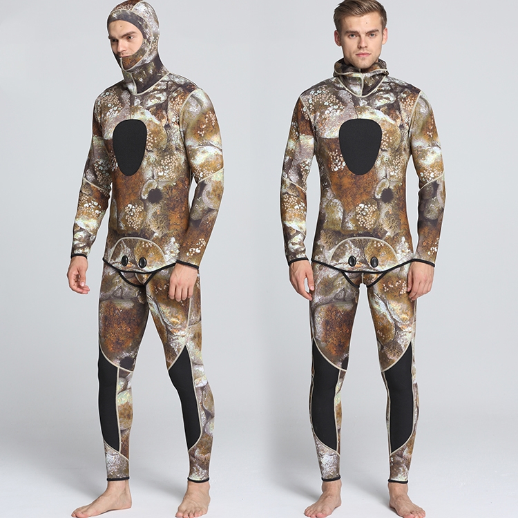 Гидрокостюм 3 мм для подводного плавания, мужской неопреновый подводный охотничий костюм для серфинга с передней молнией, костюм для подводного плавания