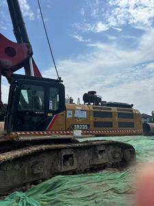 SANY SR235 Pile Driver, équipement de construction d'occasion, jaune et rouge, hydraulique, monté sur chenilles, couple de charge élevé 35000 kg, moteur. - Product Image 2