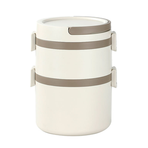 Boîte à lunch isotherme multicouche de grande capacité en acier inoxydable 304 de haute qualité, design simple pour étudiants et employés de bureau - Product Image 2
