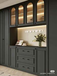 <b>French</b> Style Restaurant Wine and Tableware Storage Cabinet Home Bedroom Furniture for Dining Room Use - Product Image 4