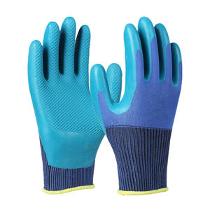 Gants de travail personnalisés XINGYU avec logo, polyester, coton, élasthanne, soie, <span class=keywords><strong>latex</strong></span>, revêtement gaufré, sécurité, doublure en nylon, gants de travail enduits de <span class=keywords><strong>latex</strong></span> - Product Image 2
