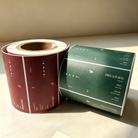 Étiquettes autocollantes en vinyle PVC texturé mat de luxe, logo personnalisé, code-barres, imperméables, résistantes à la chaleur, résistantes aux UV, multiples
