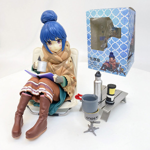 YMJ 12cm Anime <span class=keywords><strong>Yuru</strong></span> Shima Rin PVC figurine décontracté Camp DX Figurine à collectionner modèle poupée jouet - Product Image 2