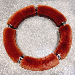 Promoción <span class=keywords><strong>de</strong></span> gran oferta <span class=keywords><strong>de</strong></span> <span class=keywords><strong>Amazon</strong></span>, <span class=keywords><strong>funda</strong></span> para <span class=keywords><strong>volante</strong></span> <span class=keywords><strong>de</strong></span> coche <span class=keywords><strong>de</strong></span> piel esponjosa <span class=keywords><strong>de</strong></span> costura suave para mujer - Product Image 5