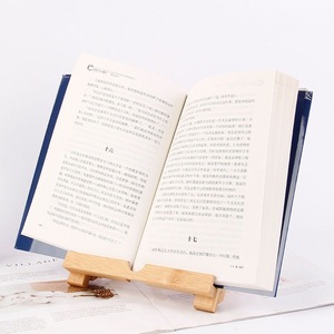 Bamboo desktop phone <b>stand</b>, adjustable angle <b>stand</b> for tablets and phones, lazy phone base - Product Image 3