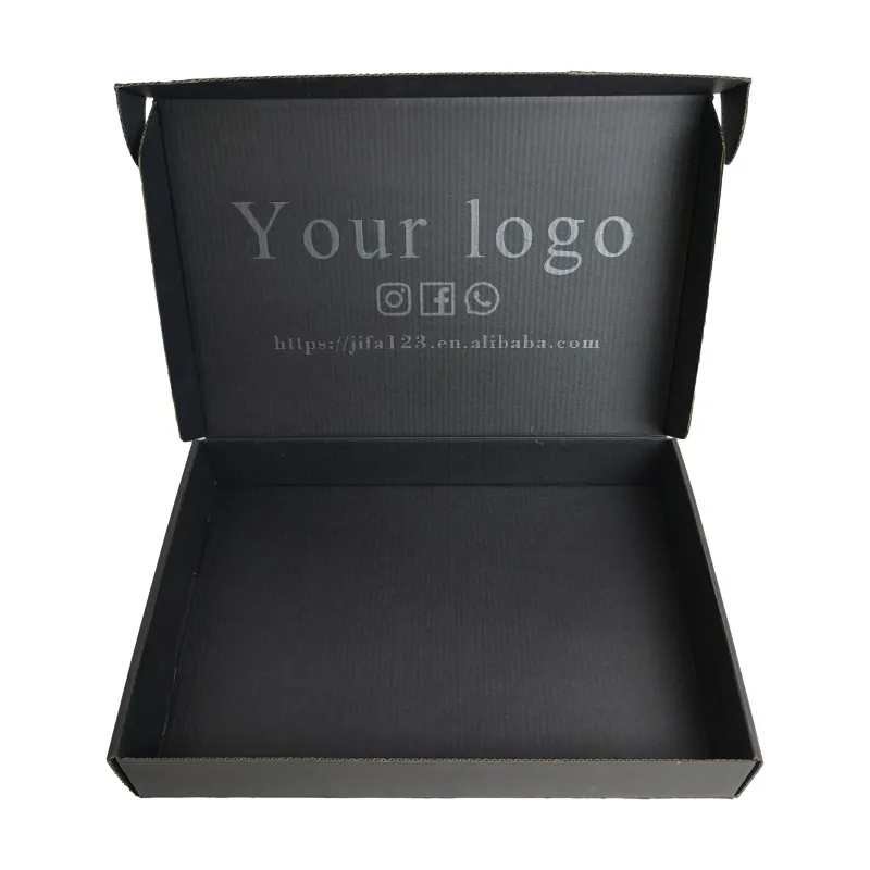 Caja barata de embalaje de cartón corrugado plegable con logotipo personalizado al por mayor, caja de regalo para ropa, caja de envío