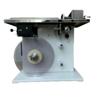 Machine d'étiquetage de bouteilles rondes en verre pour le vin, équipement de découpe et d'étiquetage, applicateur d'autocollants - Product Image 1
