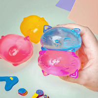 Balle anti-stress Kawaii Squishy en forme de boulette, jouet sensoriel à remontée lente, en mousse PU, pour soulager l'anxiété, cadeau unisexe