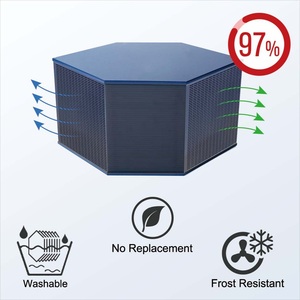 Système de ventilation d'air frais ERV, échangeur d'enthalpie MVHR, économie d'énergie, télécommande, application intelligente WiFi, récupérateur mural - Product Image 6