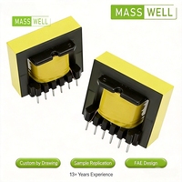 Transformateur de puissance à noyau de ferrite spécial haute fréquence personnalisé PQ3225 pour fours à micro-ondes et transformateurs de rappel de tension de téléviseurs