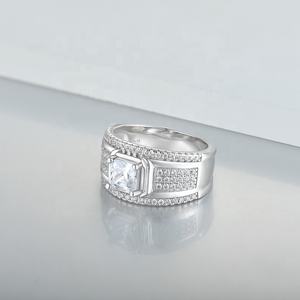 925 bagues en argent Sterling unisexe bague bijoux à la mode hommes conceptions uniques phtalates CZ zircone Zircon pierre sans Nickel chrome - Product Image 3