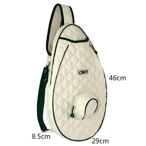 Parfait pour le tennis, sac de sport pour raquette, style sportif de plein air, coton recyclé, multifonction, sangle réglable, facile - Product Image 3