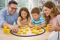 Jeu d'échecs magnétique avec 20 aimants et cordon, jeu de société éducatif portable pour enfants et adultes, idéal pour les voyages en famille et les soirées amusantes