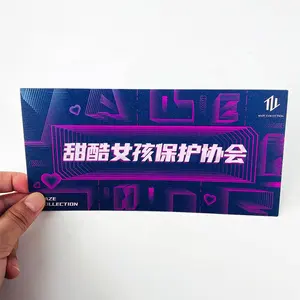 MOQ 100pcs Custom Motion Lenticular Animation 3D Lenticular Poster Cards 3D Lenticular Business Cards Printing