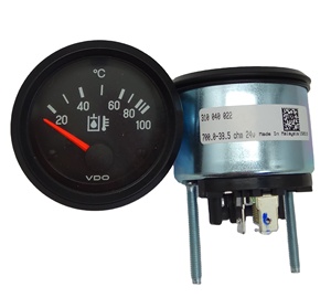 वास्तविक Vडो तापमान गेज 310-040-022 0-100 डिग्री 52 मिमी 24 वी मालयासिया - Product Image 2