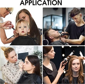 Mantella Corta da <span class=keywords><strong>Barbiere</strong></span> Personalizzabile Regolabile Impermeabile in Poliestere per Salone, Taglio Capelli, Trucco, per Donne e Uomini, Taglio <span class=keywords><strong>Barba</strong></span> - Product Image 6