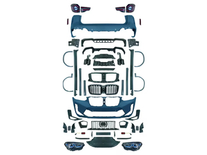 Kit de Carrocería Estilo X3M <span class=keywords><strong>2022</strong></span>+ para <span class=keywords><strong>BMW</strong></span> Serie X3 2018-2021 G01, Faros LED, Luces Traseras, Parrilla, Parachoques, Faldones Laterales - Product Image 5