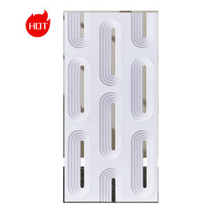 Pannello murale 3D di alta qualità cerchio cavo poliuretano pietra artificiale (pu) impermeabile e insonorizzato parete decorativa - Product Image 5