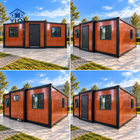 Maison préfabriquée de 20 pieds, gain de place, aménagement intérieur efficace, logement compact pour terres limitées