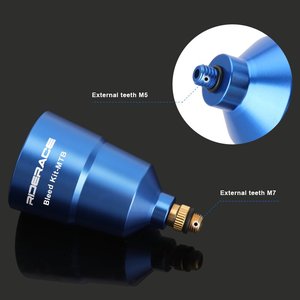 라이더레이스 MTB 로드 바이크 디스크 브레이크 블리딩 수리 도구 자전거 알루미늄 합금 깔때기 오일링 키트 (시마노 사이클링 메탈 어댑터용) - Product Image 4