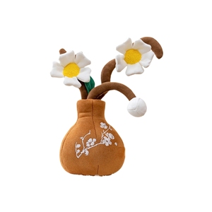 Regalo Sorpresa <span class=keywords><strong>de</strong></span> Cumpleaños, Peluche <span class=keywords><strong>de</strong></span> Flor Rosa Rubor <span class=keywords><strong>de</strong></span> Tallo Único, Muñeco Floral Suave <span class=keywords><strong>de</strong></span> Cara Redonda para Amigos, Recuerdo, Regalo - Product Image 3