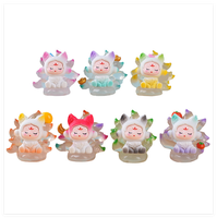 Miniatur 3D Deko-Harzfiguren Hersteller Cartoon Fuchs Winzige Mini Harz-Tierfiguren für Kinder Großhandel Kunst Trendiges Spielzeug