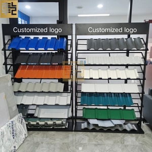 OEM phong cách hiện đại nhiệm vụ ánh sáng kim loại gạch đá hiển thị đứng thân thiện với môi sàn Granite gốm gạch hiển thị giá cho gạch sử dụng - Product Image 4