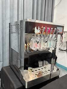 Yourtime 5 hương vị sữa chua đông lạnh máy với pre-làm mát venezuela Sundae Milkshake mềm phục vụ Kem Máy bán hàng tự động - Product Image 3