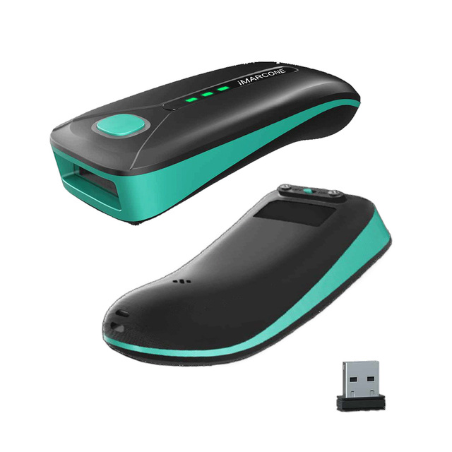 KYM 2.4G Wireless USB Portable Barcode Scanner 1500mAh Pocket Reader in Stock for Supermarket Retail Store