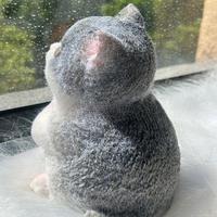 Nouveauté : Jouet chat mignon et amusant à presser en TPR, jouet anti-stress et anxiété, idéal pour un cadeau ou une décoration.