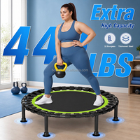 Trampoline pliable mini professionnel Zoshine de haute qualité avec structure élastique stable pour exercices de fitness