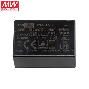 Wholesale MeanWell IRM-02 3.3V 5V 9V 12V 15V 24V SMPS Switching Power Supply