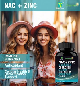 Cápsulas de Gel Suave con NAC, Zinc, Magnesio, Quercetina, Selenio, Glutatión, Vitamina C y D3, Suplemento Dietético Antioxidante para el Apoyo Inmunológico - Product Image 6