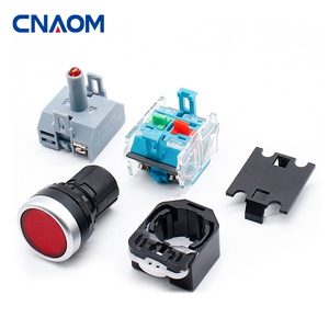 Bán Buôn Nâng Cấp Phong Cách Bạc Điểm Tiếp Xúc LA38-11TD 22Mm, Tự Khóa, Với Đèn 1NO + 1NC Đầu Phẳng Đẩy Nút Chuyển Đổi - Product Image 5