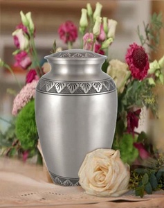 Infinity American Style Pewter Latón Cremación Urna Cenizas humanas Plata Ecológico Durable Personalizable Urna funeraria 200/220 - Product Image 2