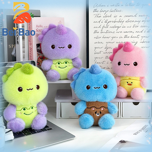 Peluche personnalisée avec logo, <span class=keywords><strong>dinosaure</strong></span> bébé mignon en costume de grenouille ou de canard, jouet en peluche, animal en peluche, poupée <span class=keywords><strong>dinosaure</strong></span> pour machine à griffes - Product Image 1