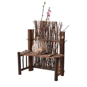Présentoir à bijoux en bambou de style chinois pour le rangement des ornements et des services à thé - Product Image 5