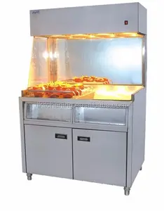 Vitrina de calentamiento de patatas fritas, equipo de tienda de pollo frito, vitrina de exhibición de patatas fritas, VF-98A