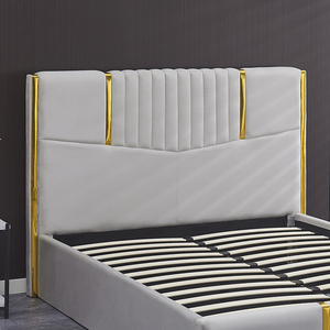 Cama King Size de Diseño Europeo con Tapizado Suave, Estructura Grande de Tela con Almacenamiento, Juego de Dormitorio para Hotel, Venta Caliente - Product Image 3