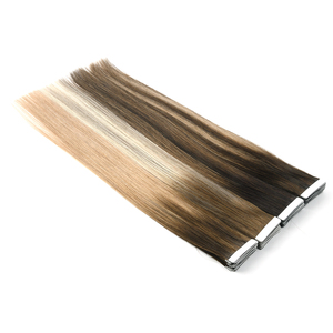 Pelucas K.S Premium Elite-Class, Cabello Humano Remy Chino 100%, Doble Trama con Brillo Suave y Sedoso para Peinados de Celebridades, Extensiones Adhesivas - Product Image 2