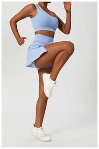 女式运动服 & 运动服单肩运动文胸和网球裙套装 - Product Image 4