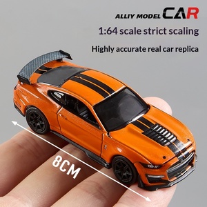 Collection de Simulation 1:64 – Voiture Muscle en Métal avec Châssis, Modèle Rétro en Alliage de Haute Qualité avec Pneus en Caoutchouc, Capot Ouvrable – Cadeau pour Adulte - Product Image 4