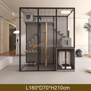 Casetta per <span class=keywords><strong>Gatti</strong></span> in Vetro Trasparente, Piccola Casa Panoramica per <span class=keywords><strong>Gatti</strong></span> da Interno - Product Image 6