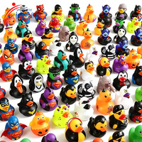 Canard en caoutchouc personnalisé lumineux et flottant pour le bain, jouet de piscine étanche qui brille dans l'eau pour la nuit