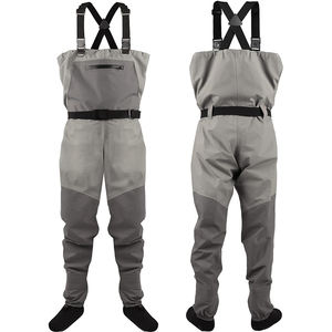 TOPIND Vente Flash <span class=keywords><strong>Waders</strong></span> de Pêche à la Mouche Respirants pour Hommes et Femmes avec Bas Intégrés Imperméables et Légers - Product Image 3