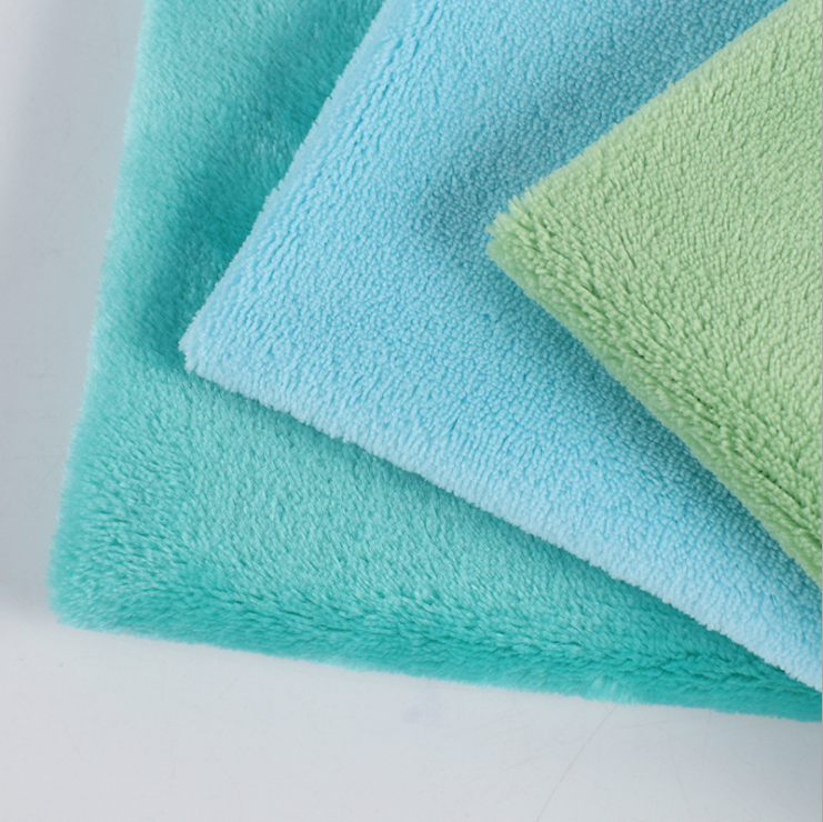 Wholesale High Quality Custom Polyester Digital Printing Soft Coral Fleece Fabric