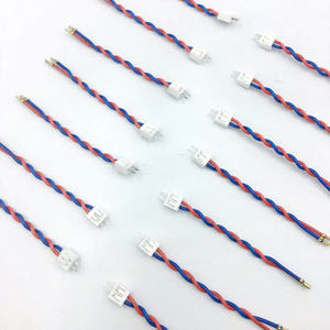Kustom kawat tembaga timah disepuh JST konektor SCN-2P (jaket PVC) untuk perangkat elektronik kompak koneksi papan PCB - Product Image 2