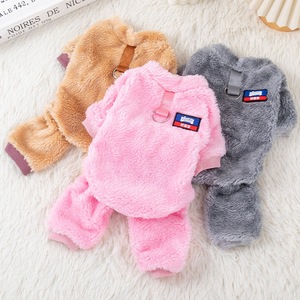 Fleece-lined dog <b>clothes</b> for autumn and winter, suitable for Teddy, Corgi, and small dogs, and warm <b>clothes</b> for <b>cats</b>. - Product Image 1
