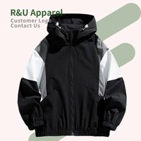 Vestes de baseball brodées sur mesure pour hommes, vente en gros OEM, vestes varsity personnalisées pour hommes, coupe-vent